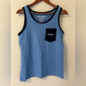 Caribbean Side Cancun Blue Tank Small